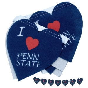 heart shapes banner string I (heart) Penn State